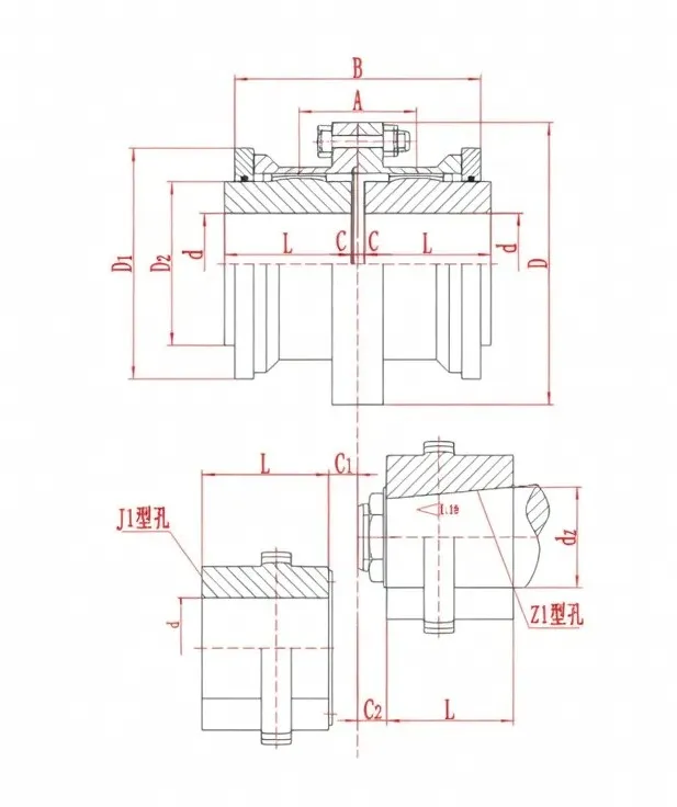 gear type coupling