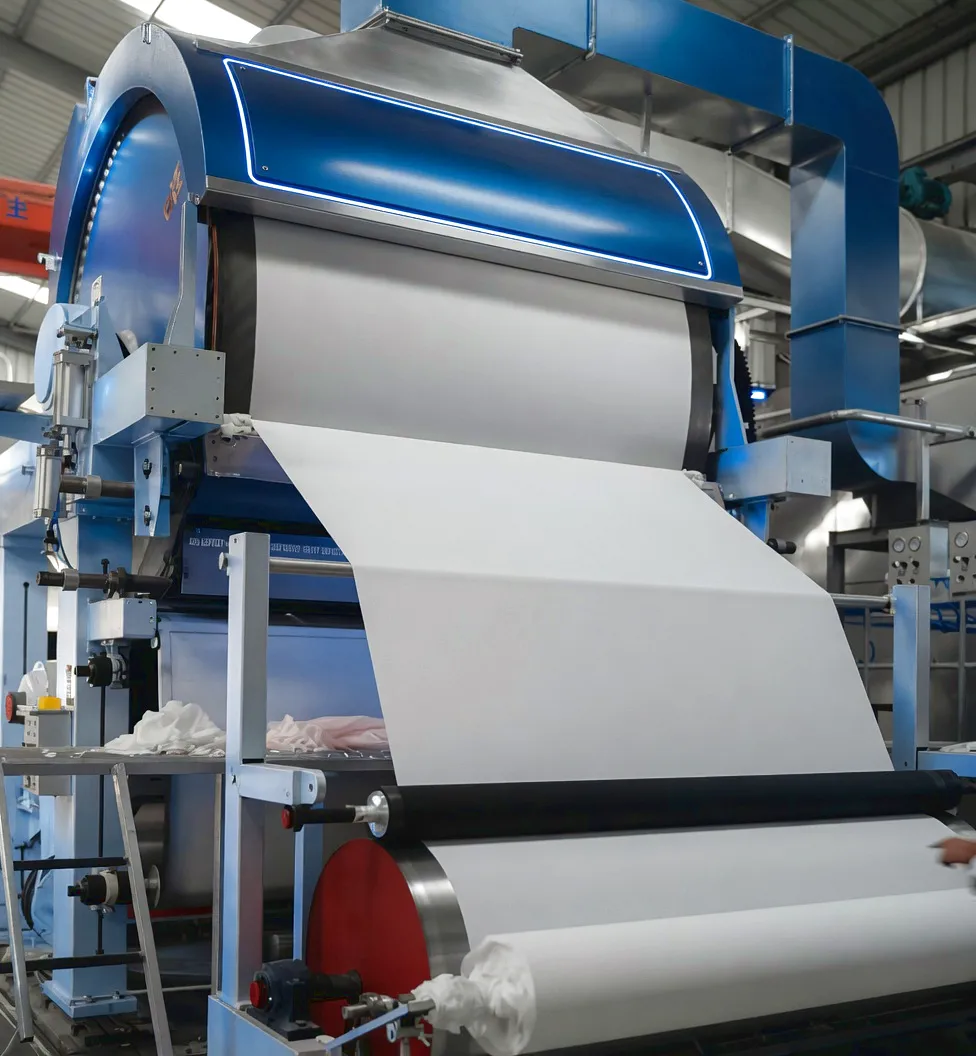Gear coupling in paper reeling system