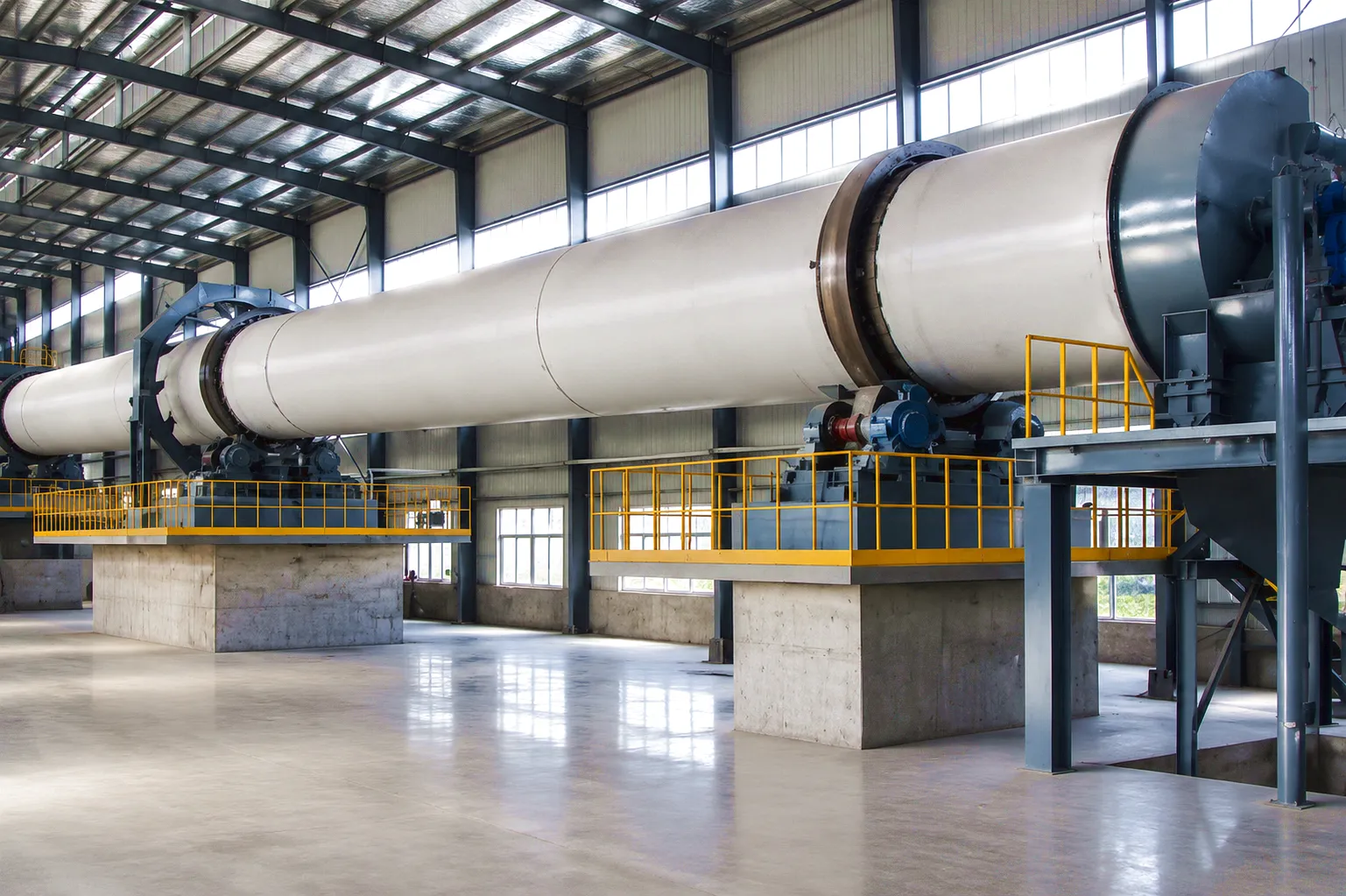 Main drive coupling on cement rotary kiln